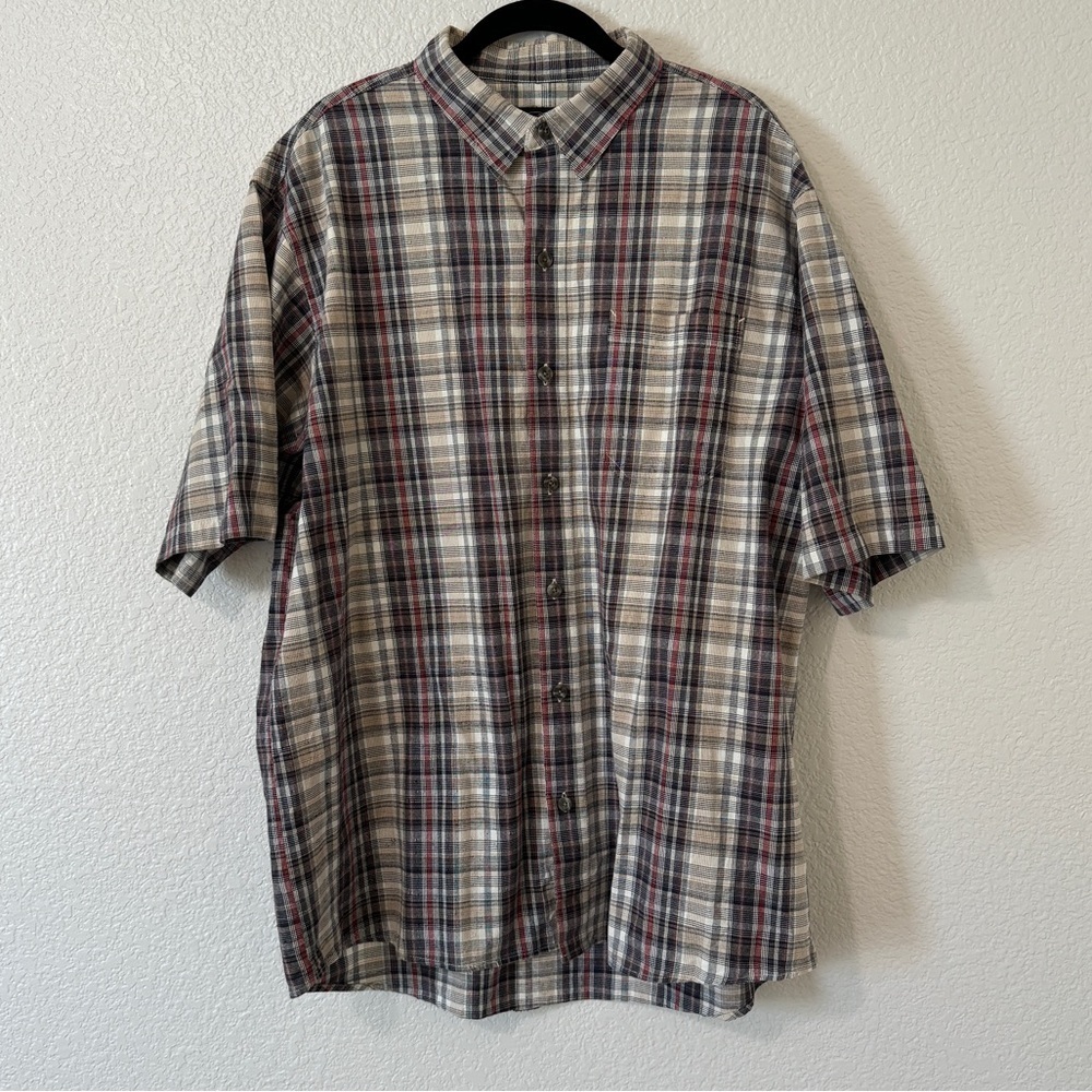 RedHead Button Down Plaid Shirt